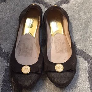 Michael Kors MK Brown Ballet Flats